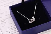 Swarovski Swan Necklace White  - 1