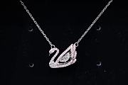 Swarovski Swan Necklace White  - 5
