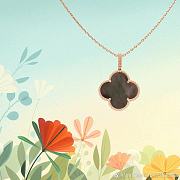 Van Cleef & Arpels Green Clover Necklace - 5