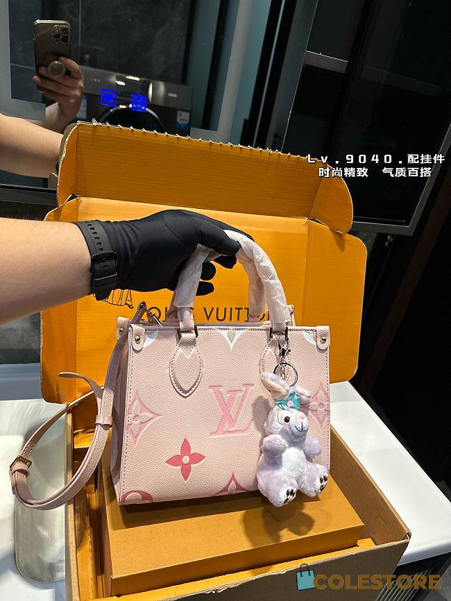 Louis Vuitton On The Go Pink 25 x 20 cm - 1