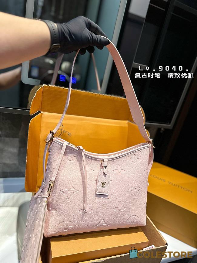 Louis Vuitton Carry All Pink 25 x 20 cm  - 1