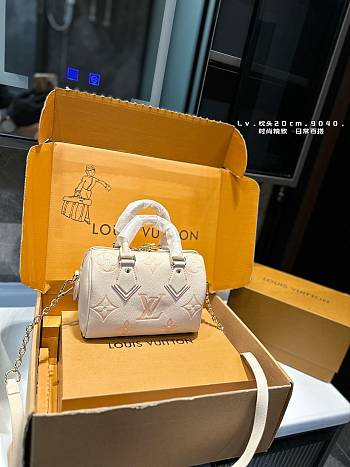 Louis Vuitton Speedy Beige 20 cm 