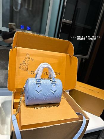 Louis Vuitton Speedy Blue 20 cm 