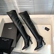 YSL Saint Laurrent High Boots Black  - 2