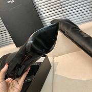 YSL Saint Laurrent High Boots Black  - 3