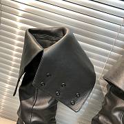 YSL Saint Laurrent Over Knee High Boots Black - 2