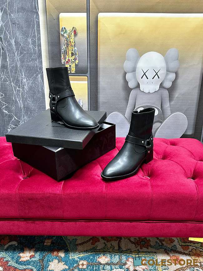 Saint Laurrent Chelsea Boots Black  - 1