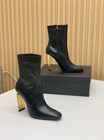 Saint Laurrent Ankle Boots Women Leather Black