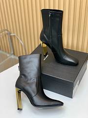 Saint Laurrent Ankle Boots Women Leather Black - 3