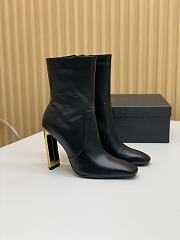 Saint Laurrent Ankle Boots Women Leather Black - 6