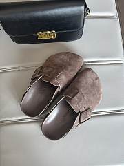Balenciaga Sunday Suede Mule Brown  - 1