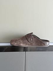 Balenciaga Sunday Suede Mule Brown  - 4