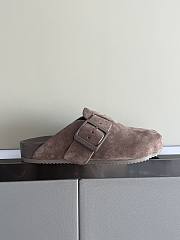 Balenciaga Sunday Suede Mule Brown  - 2