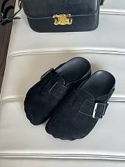 Balenciaga Sunday Suede Mule Black - 1