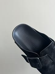 Balenciaga Sunday Suede Mule Black - 6