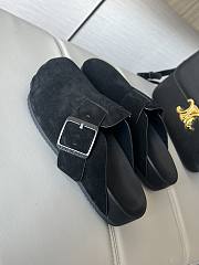 Balenciaga Sunday Suede Mule Black - 5