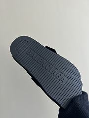 Balenciaga Sunday Suede Mule Black - 4