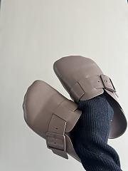 Balenciaga Sunday Leather Mule Brown  - 5