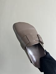 Balenciaga Sunday Leather Mule Brown  - 4