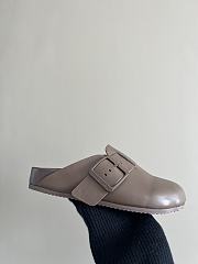 Balenciaga Sunday Leather Mule Brown  - 2
