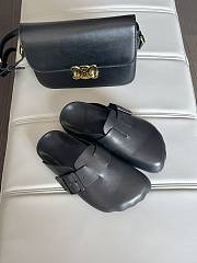 Balenciaga Sunday Leather Mule Black  - 1