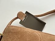 Hermes Shoulder Bag Dobls Suede Brown 19 x 15 x 4 cm - 2