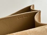 Hermes Shoulder Bag Dobls Suede Gold Hardware Beige 19 x 15 x 4 cm - 4