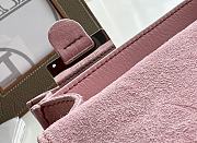 Hermes Shoulder Bag Dobls Suede Pink Hardware Pink 19 x 15 x 4 cm - 6