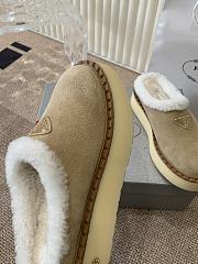 Prada Mule Fur Brown/ Beige - 5