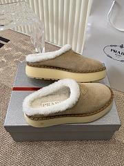 Prada Mule Fur Brown/ Beige - 2