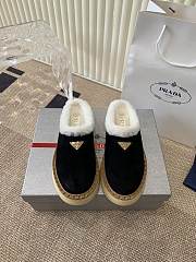 Prada Mule Fur Black  - 1