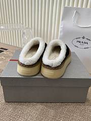 Prada Mule Fur Black  - 6