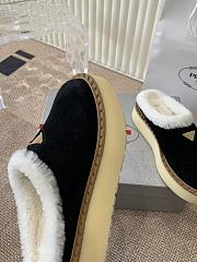 Prada Mule Fur Black  - 5