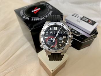 Casio ECB-10HR-1ADR Silver