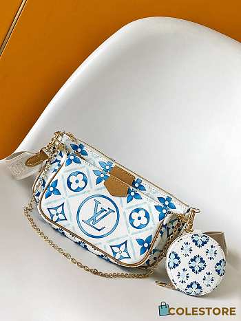 Louis Vuitton By The Pool Multi Pochette Accessoires Blue 24,0 x 13,5 x 4,0 cm
