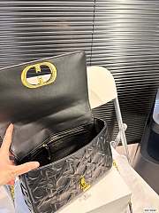 Dior Small Dior Caro Bag Black Quilted 25 x 16 cm - 6