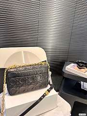 Dior Small Dior Caro Bag Black Quilted 25 x 16 cm - 5