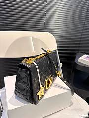 Dior Small Dior Caro Bag Black Quilted 25 x 16 cm - 2