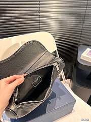 Dior Sac Saddle Dior and Peter Doig Cuir de veau grainé Noir - Homme 25 x 19 cm - 5