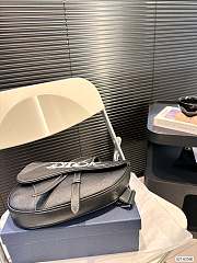 Dior Sac Saddle Dior and Peter Doig Cuir de veau grainé Noir - Homme 25 x 19 cm - 3