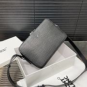 Hermes Montblanc Black Leather Crossbody Bag 24 x 16 cm - 3