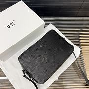 Hermes Montblanc Black Leather Crossbody Bag 24 x 16 cm - 1