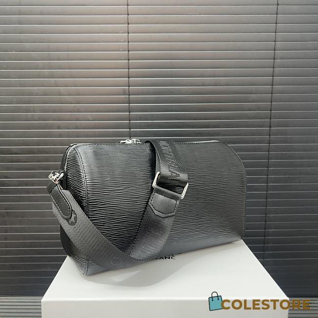 Hermes Montblanc Black Leather Crossbody Bag 24 x 13 cm - 1