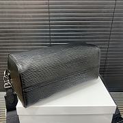 Hermes Montblanc Black Leather Crossbody Bag 24 x 13 cm - 6