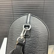 Hermes Montblanc Black Leather Crossbody Bag 24 x 13 cm - 4