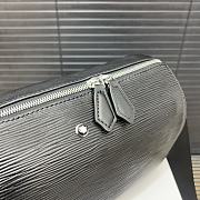 Hermes Montblanc Black Leather Crossbody Bag 24 x 13 cm - 3