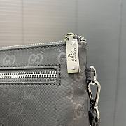 Gucci GG Embossed Pouch 'Black' 22cm - 2