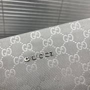 Gucci GG Embossed Pouch 'Black' 28 x 18 cm  - 5