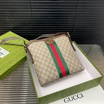 Gucci Small Ophidia Messenger Bag Brown 25 x 27 cm