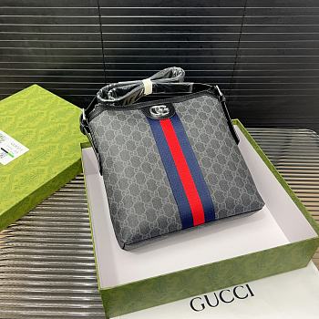 Gucci Small Ophidia Messenger Bag Black 25 x 27 cm